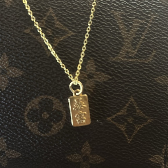 Gold Bar Fashion Necklace - Picture 6 of 8